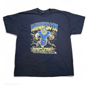 Vintage Minnesota Vikings Tee ⚡️ Electric Blue Bootleg Legend